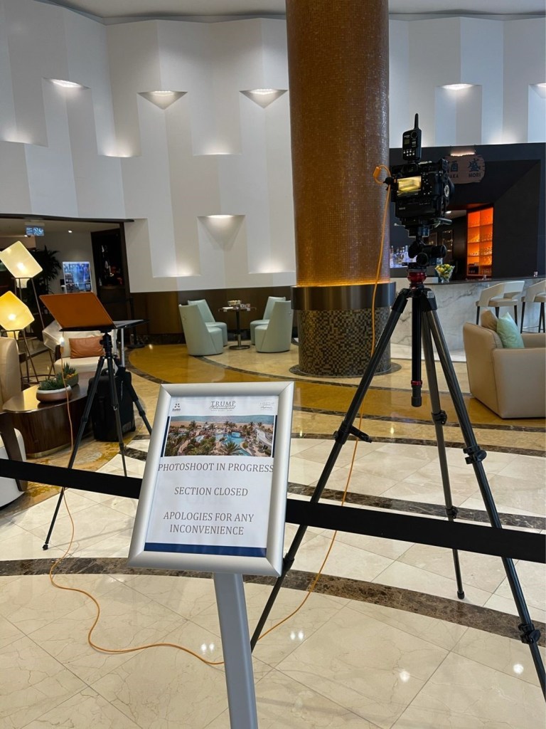 indoor photoshoot set up